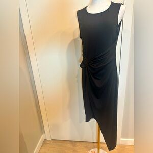 GILLI High Low Asymmetrical Hem Sleeveless Midi LBD